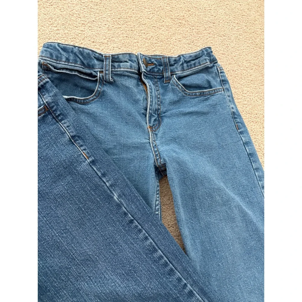 Bundle of 4 - Carhartt Kid Jeans Size 12 Denim Bootcut Adjustable Waist BD8374-B
